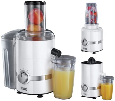 Russell Hobbs - 22700 3 in 1 Ultimate Juicer - White